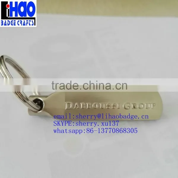 Various Shapes Cheap Promotion Gift Custom Embossed Logo Key Chain,Zinc Alloy Metal Keychain photo-2