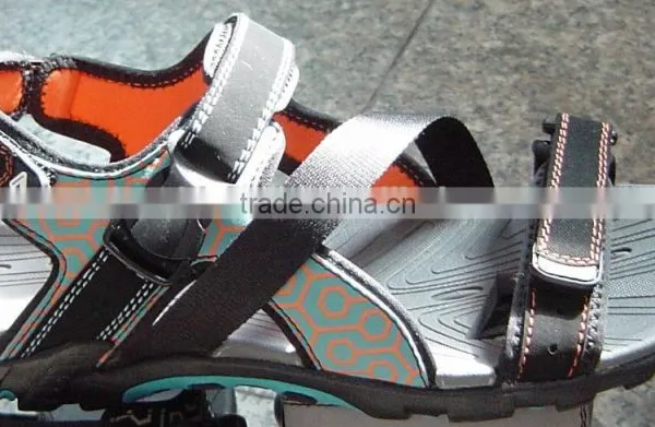 X17024 2016 Wholesale Latest Design New Lady and Men's pu + Lace Sandals photo-2