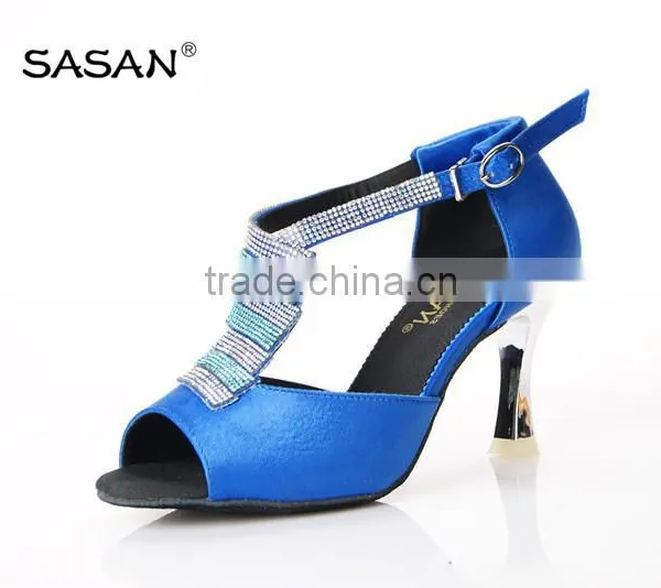 Rhinestone Salsa Dance Shoes Soical Dance Shoes S-131 photo-4
