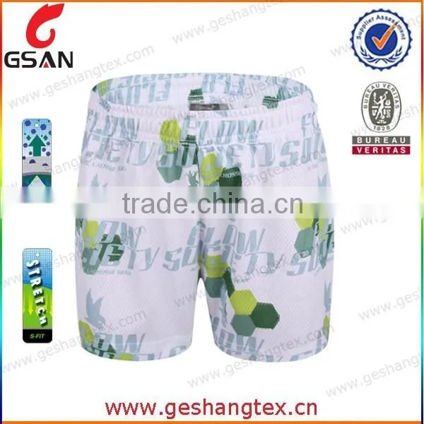 Grid Pattern Printing Popular Running Shorts photo-2