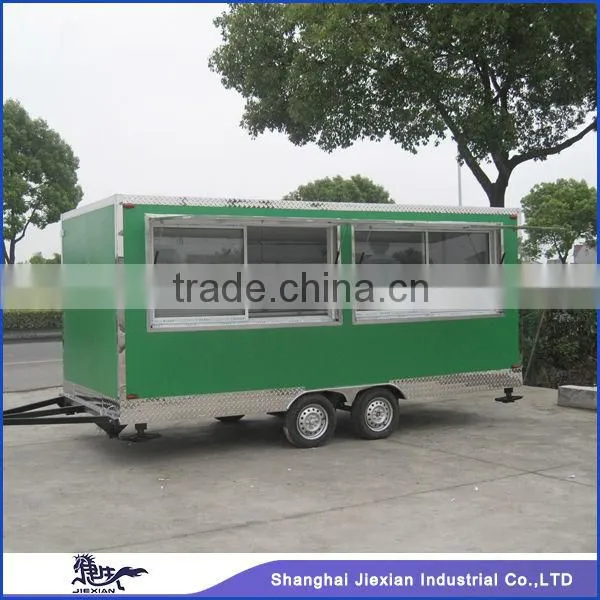 2016 Shanghai Newly Style JX-FS480B Customized Mobile Cooking Trailer