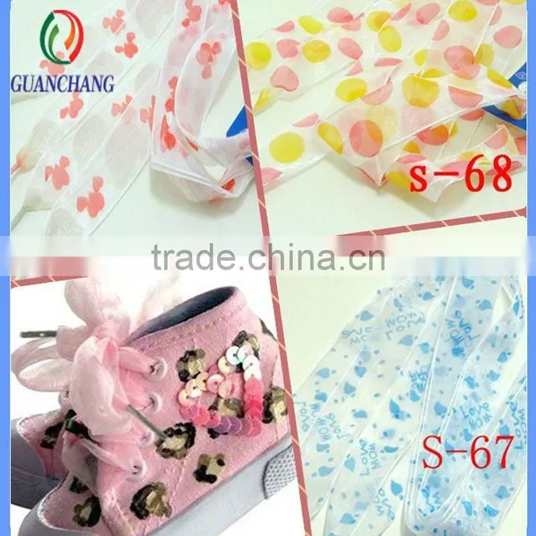 OEM Custom Cheap Ribbon Shoe Laces
