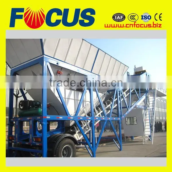 High Efficiency Low Energy Portable Mobile Concrete Batching Plant YHZS50/60 photo-6