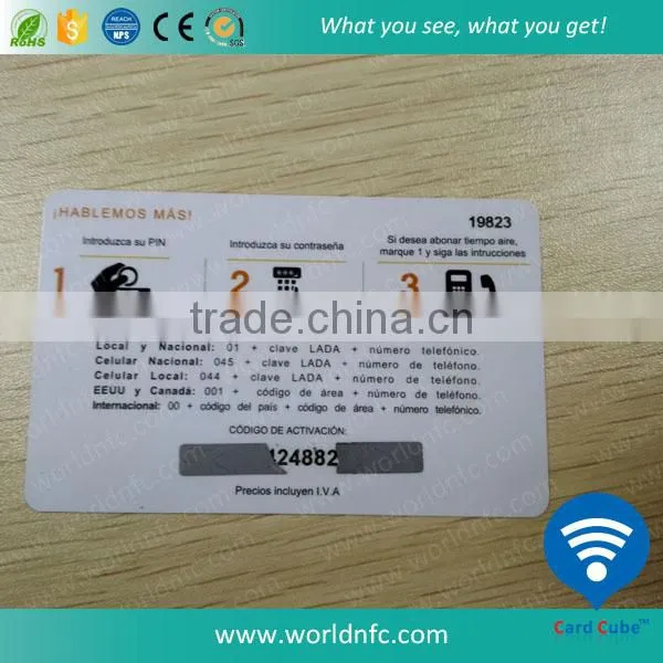 Cheap OEM Printing Plastic Scratch Cards photo-2