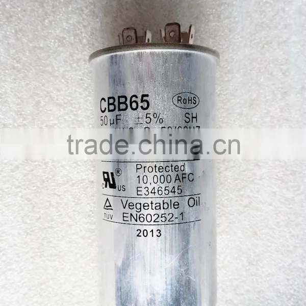 Aluminum Run Capacitor CBB65 Air Conditioner Parts 250V 370V 440V photo-2
