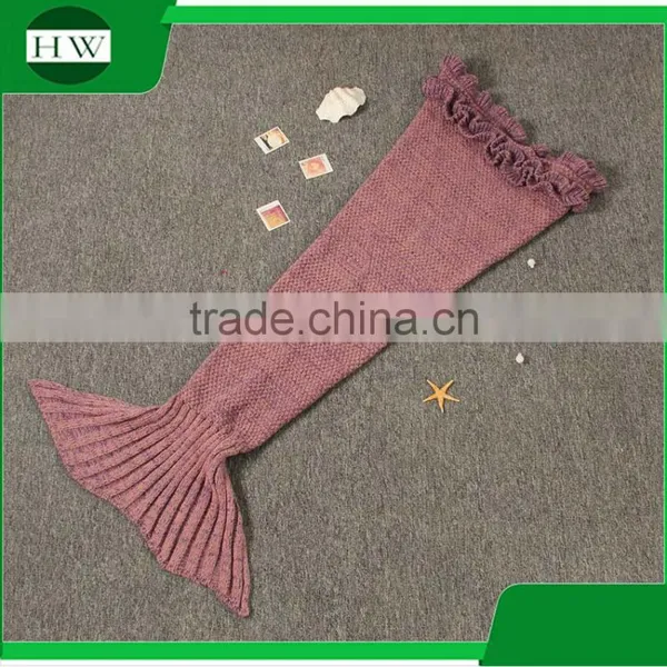 Amazon Wholesale Handmade Baby Kids Children Adults Knit Pattern Mermaid Tail Sleeping Bags photo-4