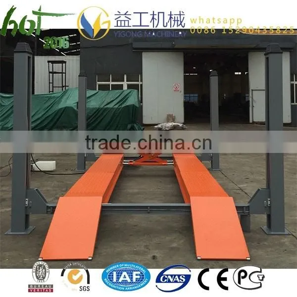 CE Approved 4 Post Car Lift for Sale photo-2