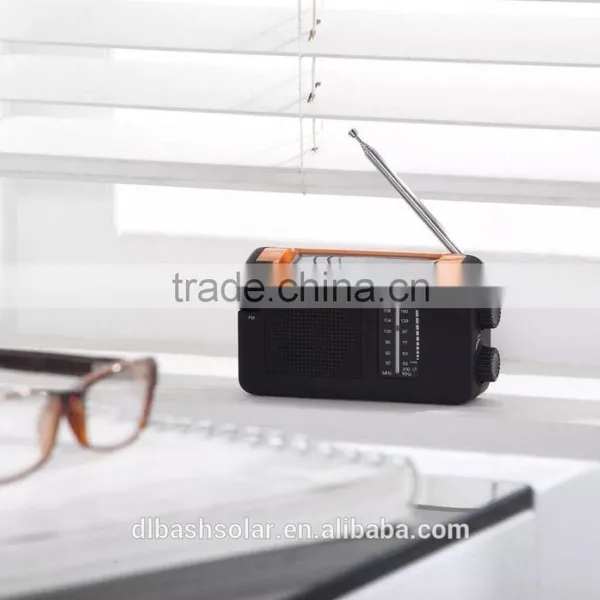 Whosesaler Rechargeable Portable Radio AM FM Crank Solar Radio photo-2