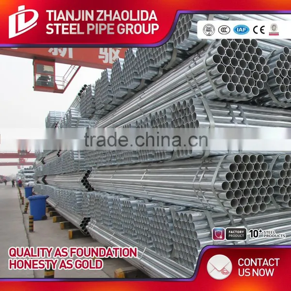 Q235B Pre-galvanized Round Steel Pipe for India Market photo-2