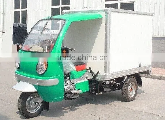 China Gasoline Cabin Cargo Three Wheel Car for Sale photo-2