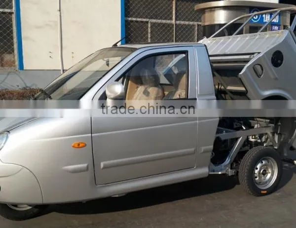 Eec L5e Approved Three Wheel Gasoline Pickup Truck photo-3