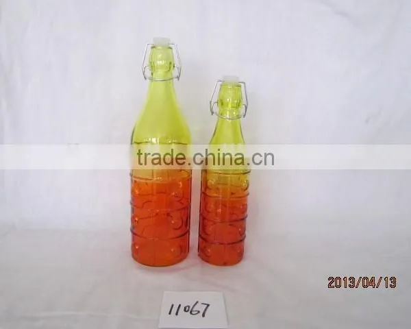 Two Colors Glass Juice Bottle With Handle in a Reasonal Price photo-4