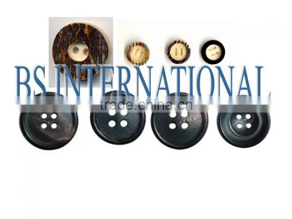 Buffalo/Ox Horn Button Blanks photo-2