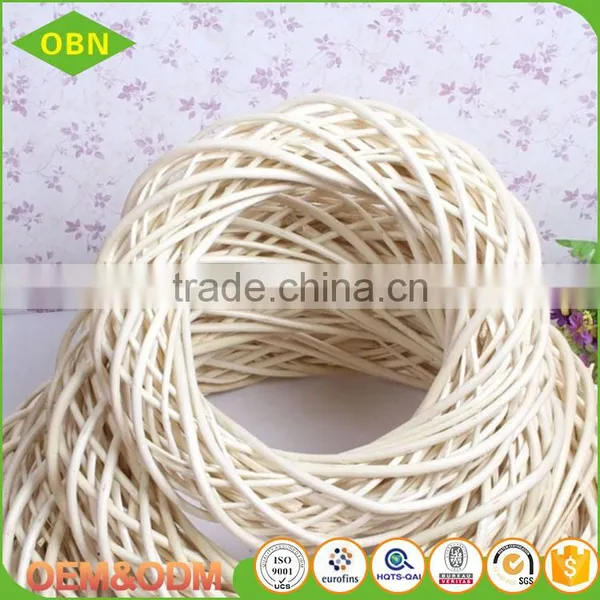 New Arrival Artificial Hand Weaving Willow Wreath Rattan Decor Wicker Garland photo-2