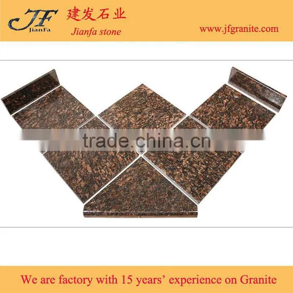 2017 New Antique Tan Brown Granite Kitchen Countertop With Stainless Steel photo-5