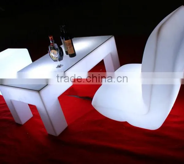 Modern Fashion Design Luxury L Shape Led Bar Sofa, Led Illuminated Furniture photo-3
