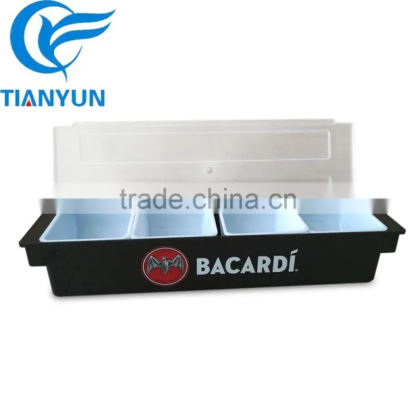 2016 NEW Plastic condiment tray for bar
