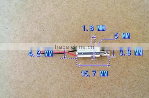 4*11MM Coreless Vibrating Motor 1.5V-6V Micro Motor 4mm DC Vibrating Motor New, in Stock ~