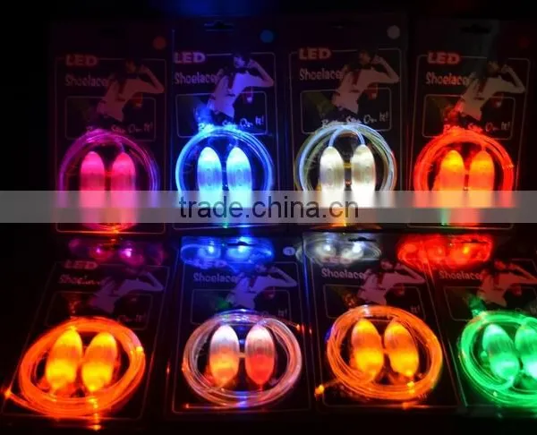 New Party Decorations Colorful Flashing LED Shoelaces Light up LED Shoelaces With Battery Wholesale photo-4