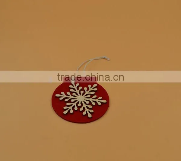 Wooden Christmas Tree Decoration,Non-woven Hanger photo-3