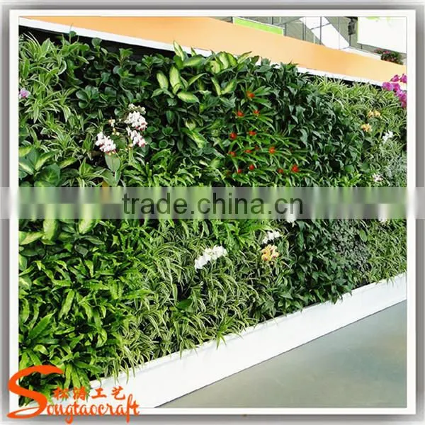 Factory Price Artificial Plants Wall Plastic Artificial Green Wall Customized Artificial Grass Wall photo-5