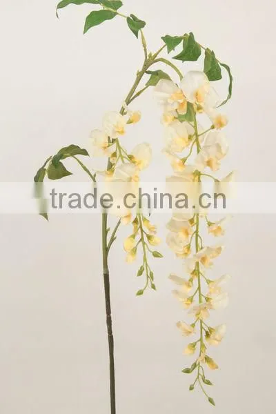 27434 Indoor Art Wistaria Flowers, Restaurant Decorated With Oriental Decor