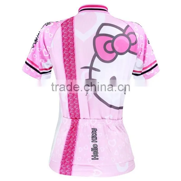 Wholesale Custom Cheap Cartoon Sublimated Cycling Jersey photo-2