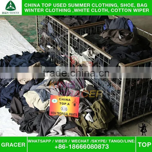 Promotional Stock Recycling In Bales Men Suit Pants Used Clothing Canada Style photo-2