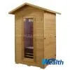 2 Person Outdoor Infrared Sauna Room-WES-HW201
