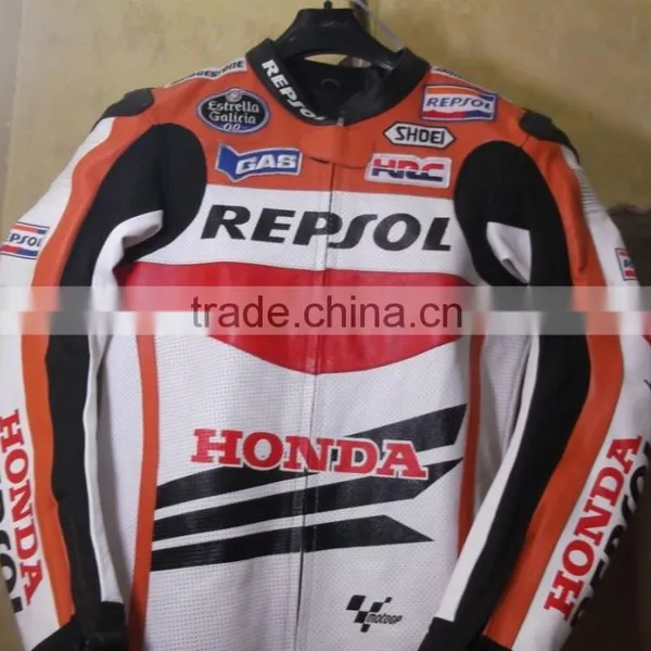 Motorcycle Leather Suits Made Cow Hide Leather photo-3
