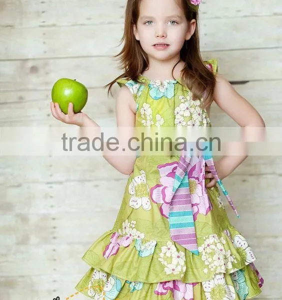 Sweet Girl Remake Summer Clothing Yellow Flower Pants Sets photo-5