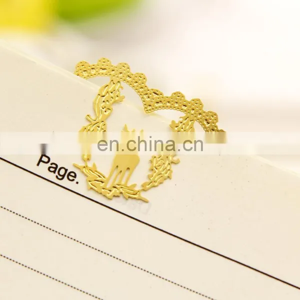 Korea Metal Colored Bookmark, Cheap Wholesale Animal Bookmarks photo-2