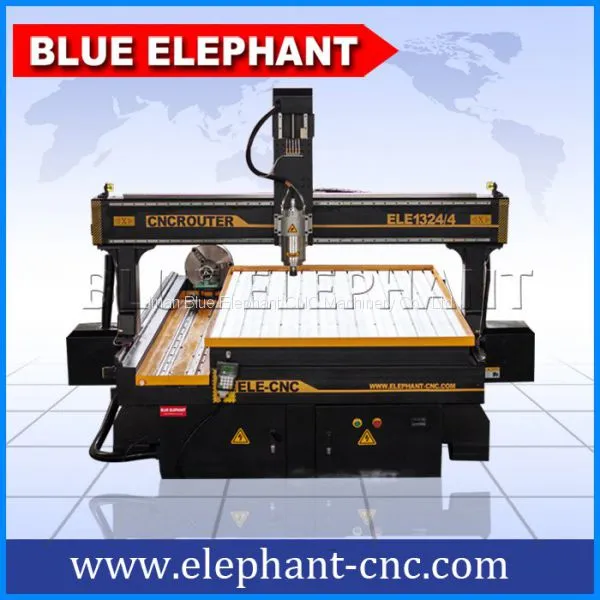ELE1324-4 Cnc Router 4 Axis for Stone and Wood photo-3