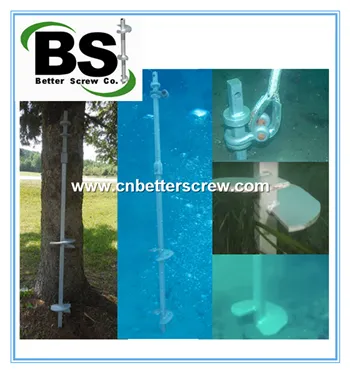 Push Pier System With Helical Piles for Lighting Foundations photo-2