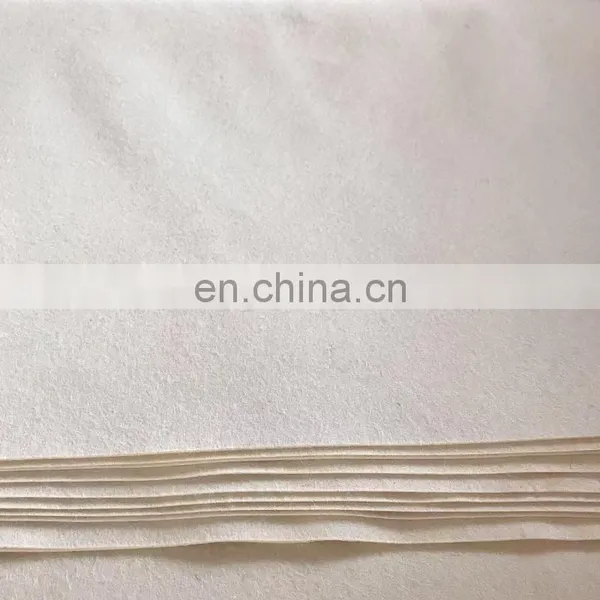 100% Merino White Pressed Wool Felt photo-5