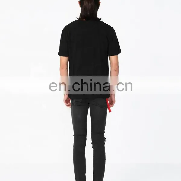 DiZNEW Custom Mens Logo 100% Cotton Plain T-shirt Embroidered Hot Sale Made In China photo-6