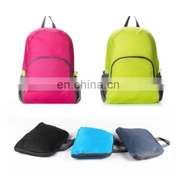 Waterproof Light Weight Nylon Folding Backpack Foldable Outdoor Bag photo-5