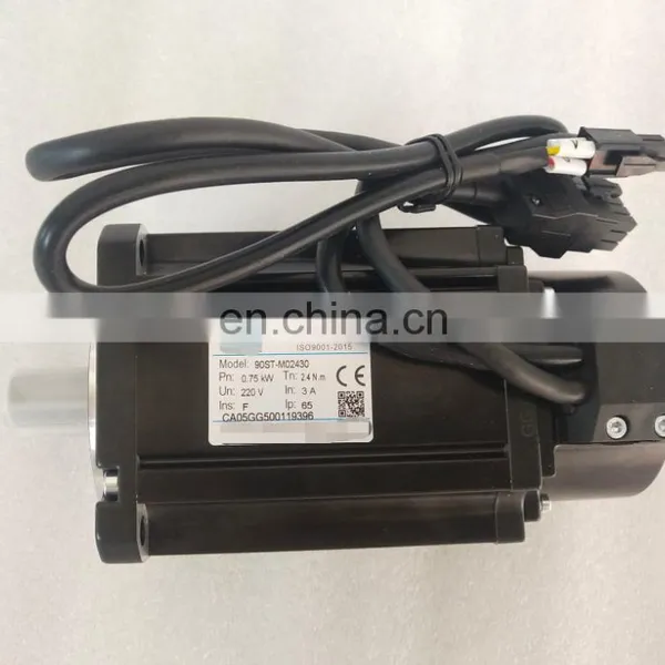 750w AC Synchronous Servo Motor 90mm Frame Size 90ST-M02430 For Molding Machine photo-2