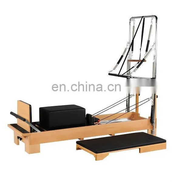 Pilates Exercise Equipments Aluminium Reformer With Tower SNP03 photo-4
