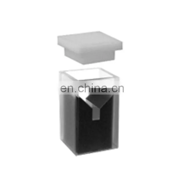 Quartz Cuvette IR Quartz Glass Micro Cell With Black Walls photo-2