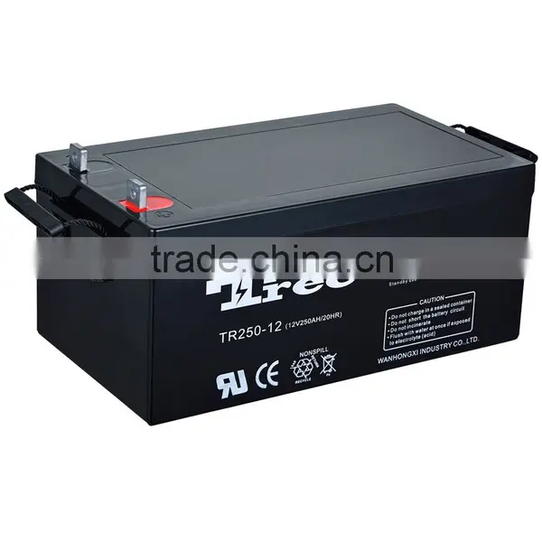12v Voltage UPS Battery 12V250AH Deep Cycle Battery