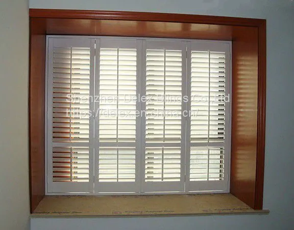 Window Shutter Basswood Plantation Shutter With L Frame Inside Mount