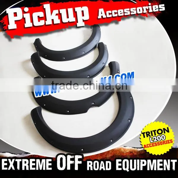 Triton Accessories Matte Black Door Handle Cover For 2015 Mitsubishi Sportero Triton L200 photo-6