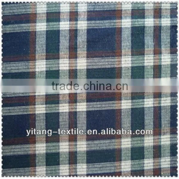 100% Cotton Yarn Dyed Shirting Fabric