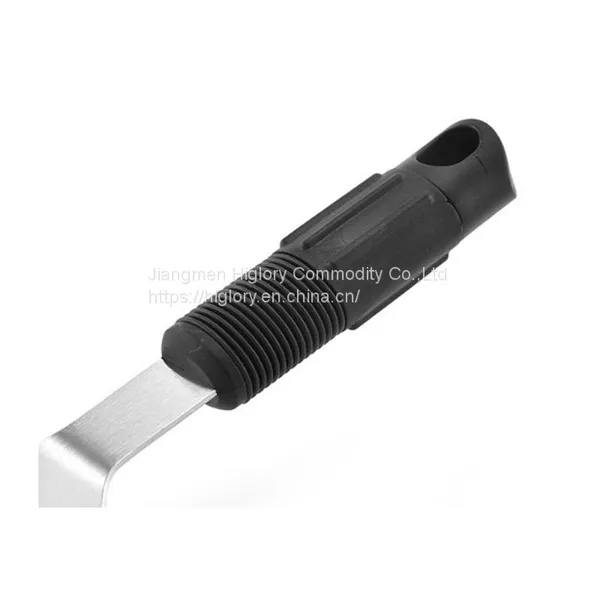 Factory Stainless Steel 430 Pizza Tools PP ABS Handle Pizza Plate 10/12 Inch Pizza Peel for Baking photo-4