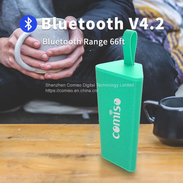 Waterproof Bluetooth Speakers With 10W Loud Sound, 24H Playtime, 100Ft Wireless Range, Support Handsfree Call, TF Card, Portable Outdoor Speaker