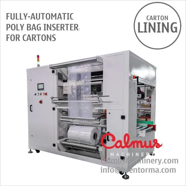 Poly Bag Inserter for Placing Liner in Carton photo-3