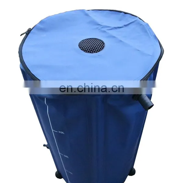 250 Liter Plastic Jumbo Rain Water Barrels Rainwater Tank for Rain Gathering Rainwater Harvesting Tank photo-4