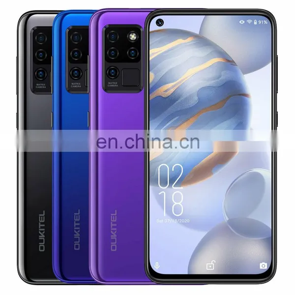 Hong Kong Warehouse Directly Send OUKITEL C21 6.4 Inch 1080x2310 4GB+64GB Android 10.0 4G Mobile Phone photo-2