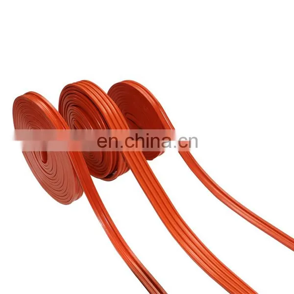 220V HVAC 15mm Width 430/450/480/530/550mm Band Heater Silicon Heater for Compressor Silicone Rubber Heaters photo-2